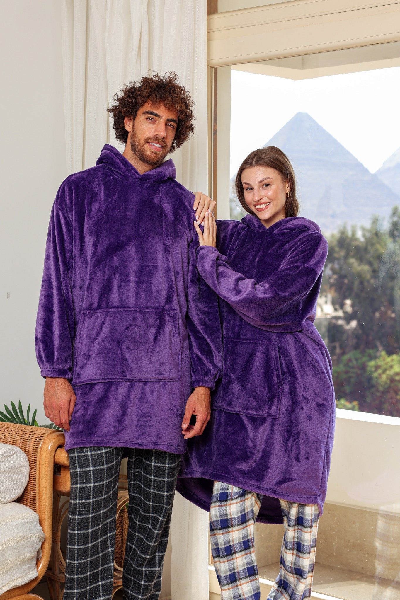 بطانيه بكابيشو بولار أوفر سايز unisex