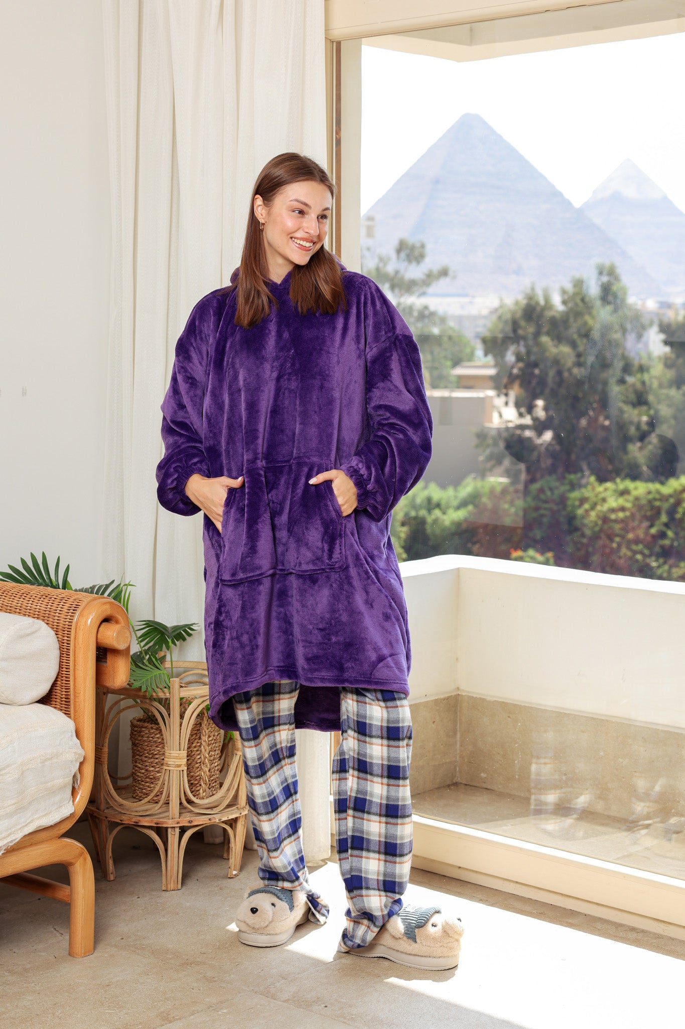 بطانيه بكابيشو بولار أوفر سايز unisex