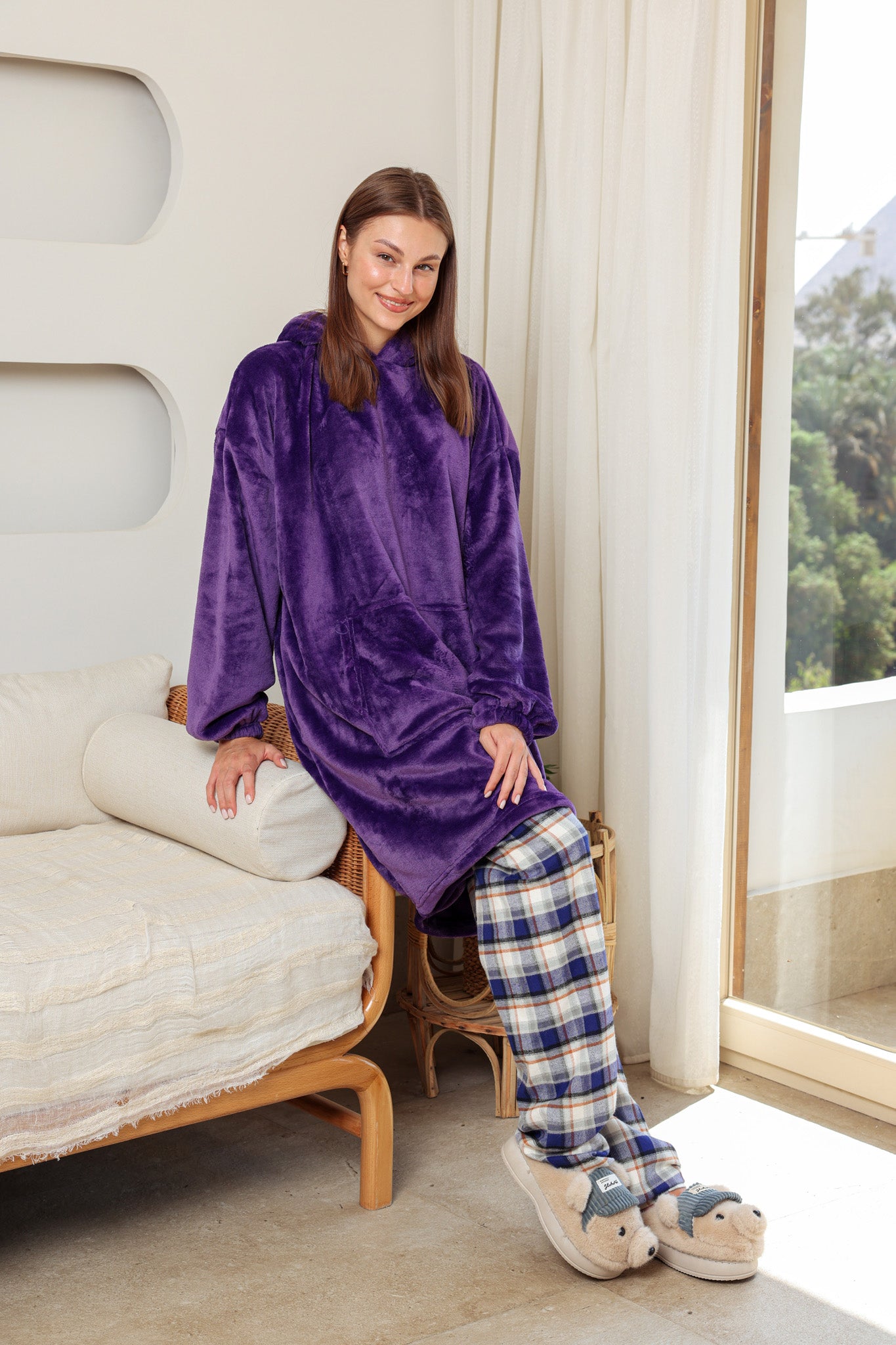 بطانيه بكابيشو بولار أوفر سايز unisex