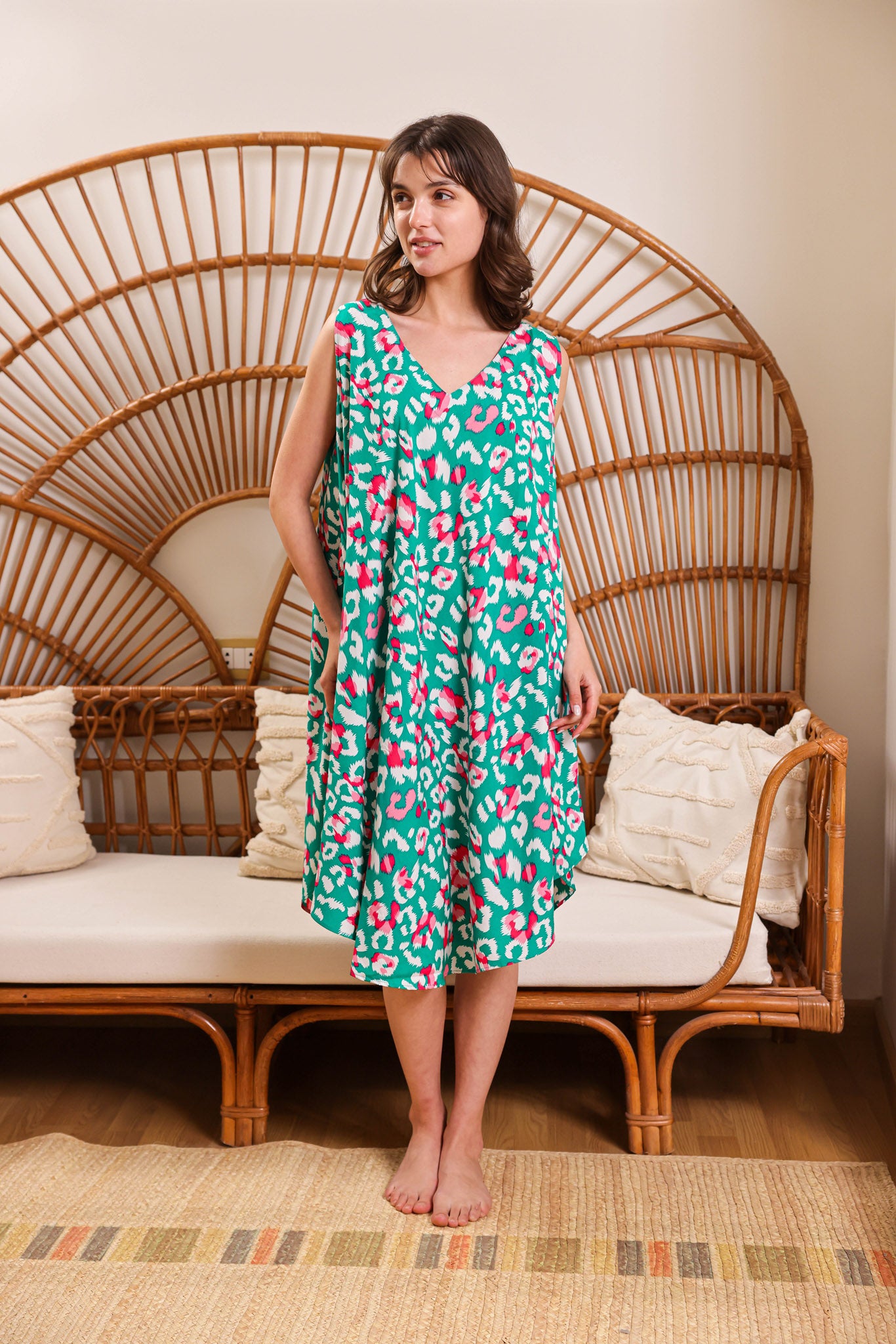 قميص فسكوز قصير كت 162