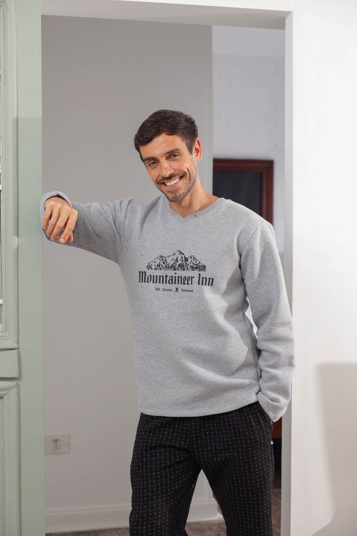 بيجاما ميلتون mountaineer بنطلون مطبوع