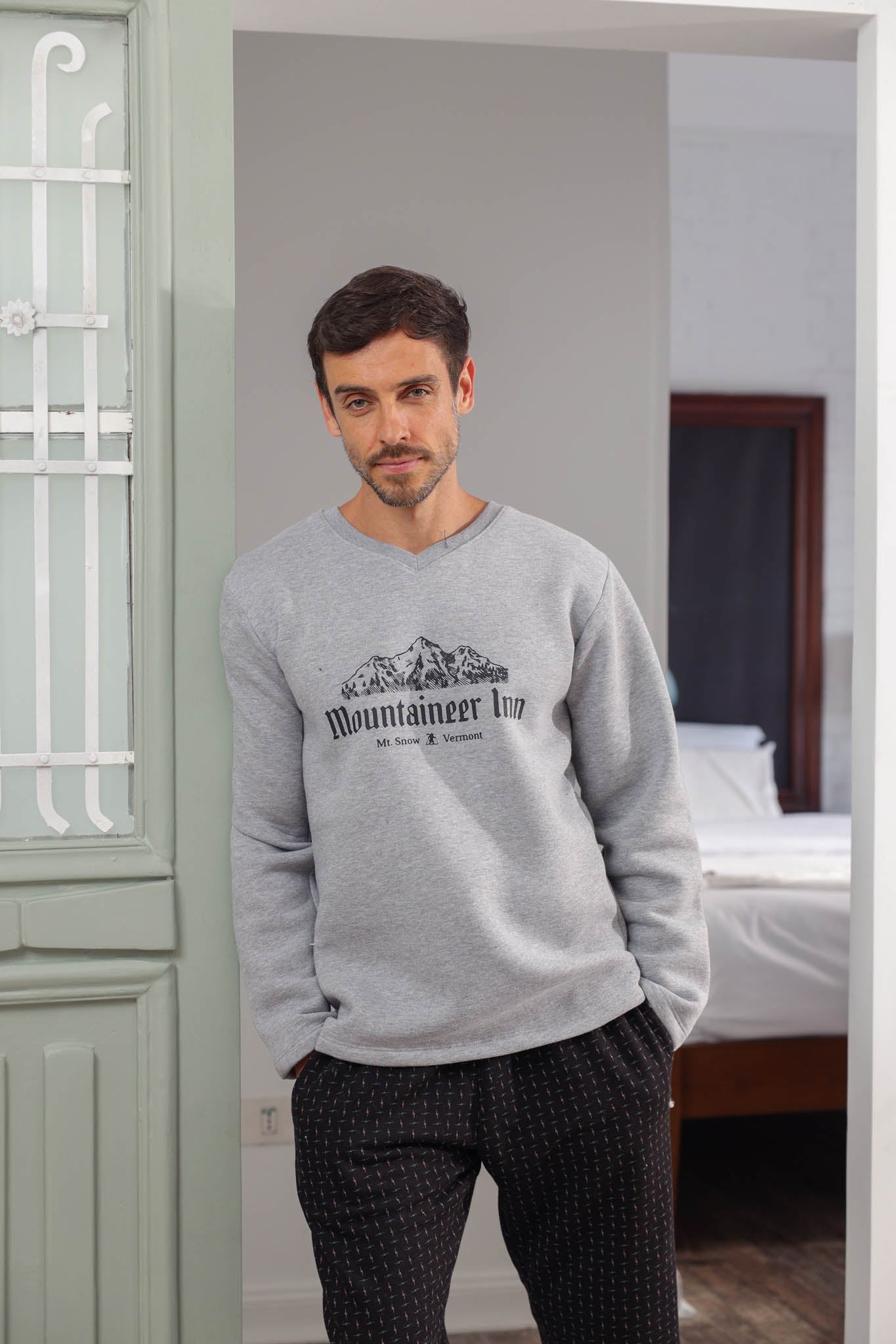 بيجاما ميلتون mountaineer بنطلون مطبوع