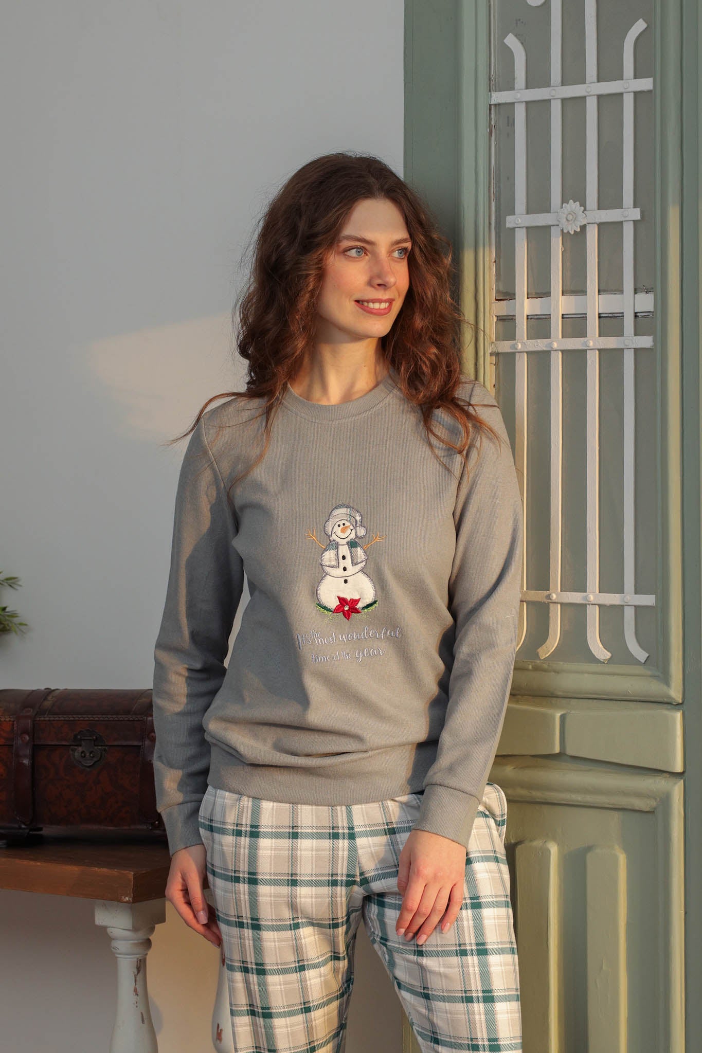 بيجاما كاشمير ايس مان بنطلون كاروه