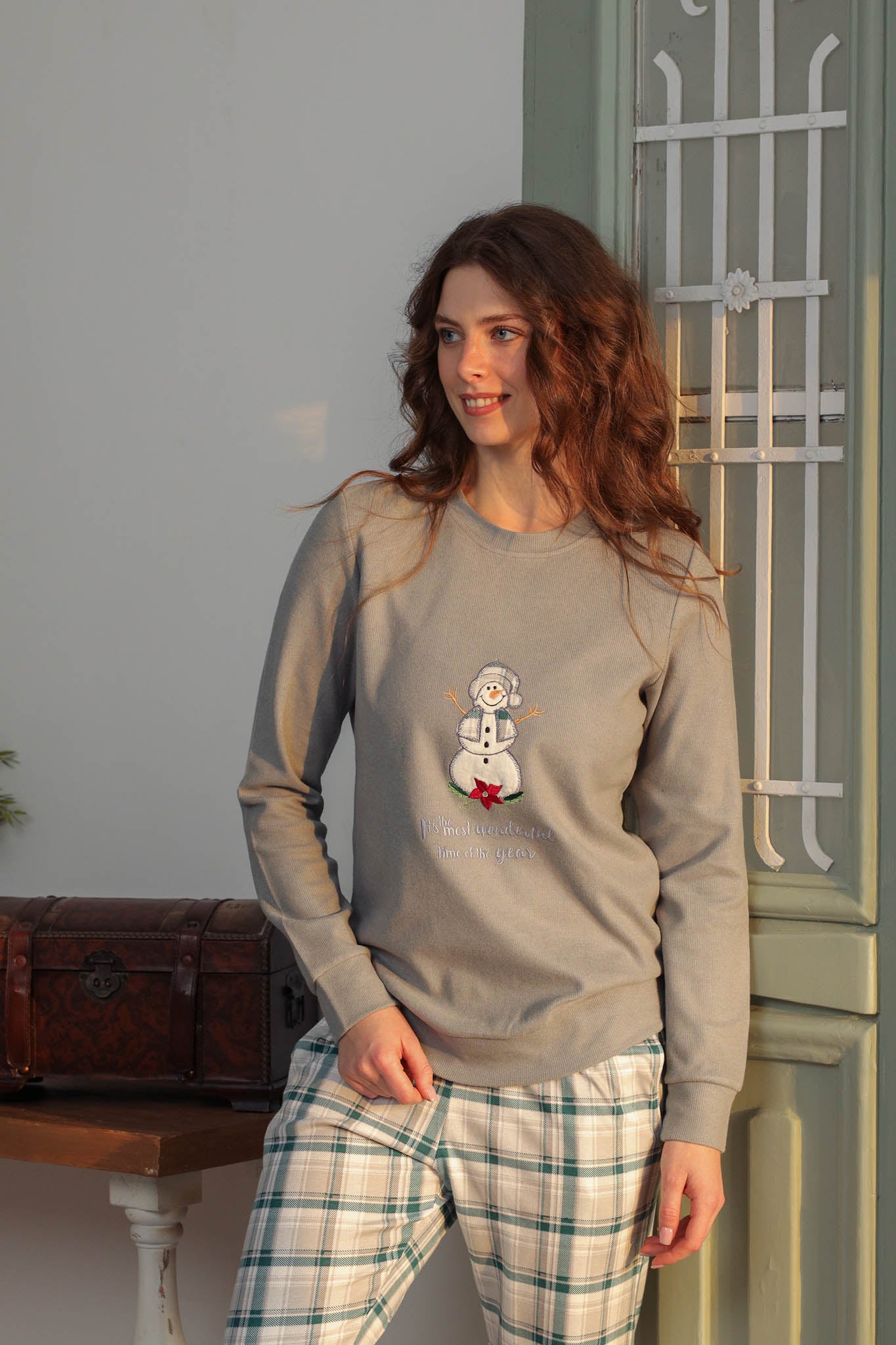 بيجاما كاشمير ايس مان بنطلون كاروه