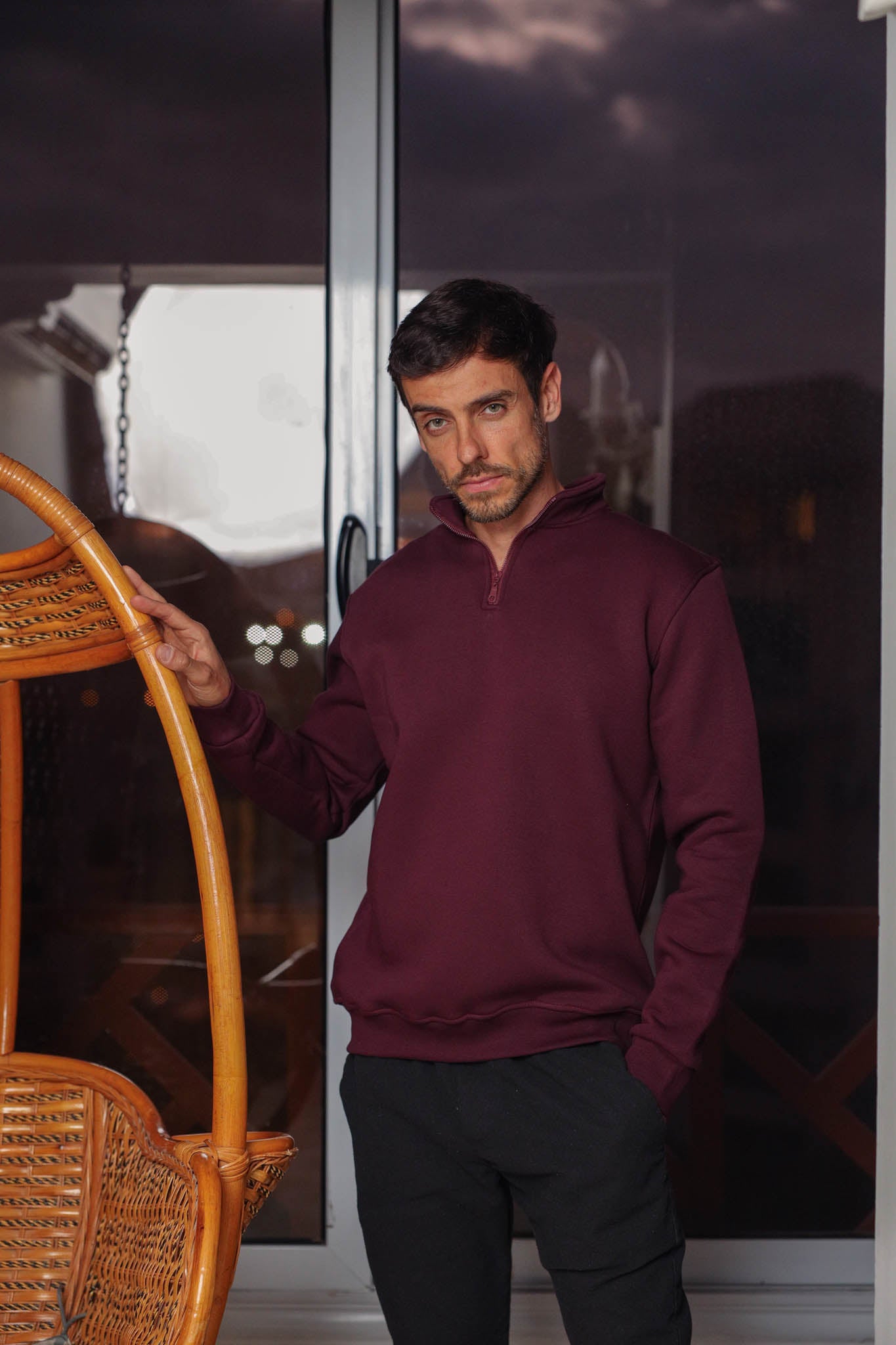 سويت شيرت نص ياقه ميلتون