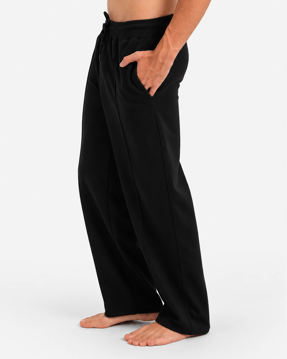 بنطلون انترلوك بنسه امامي wide leg