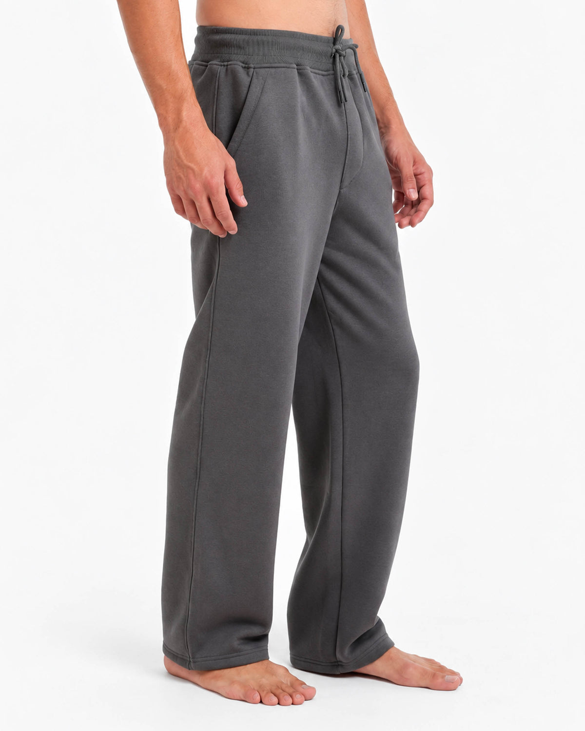 بنطلون ميلتون مبطن wide leg