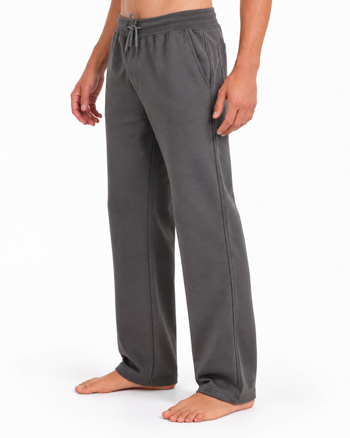 بنطلون ميلتون مبطن wide leg