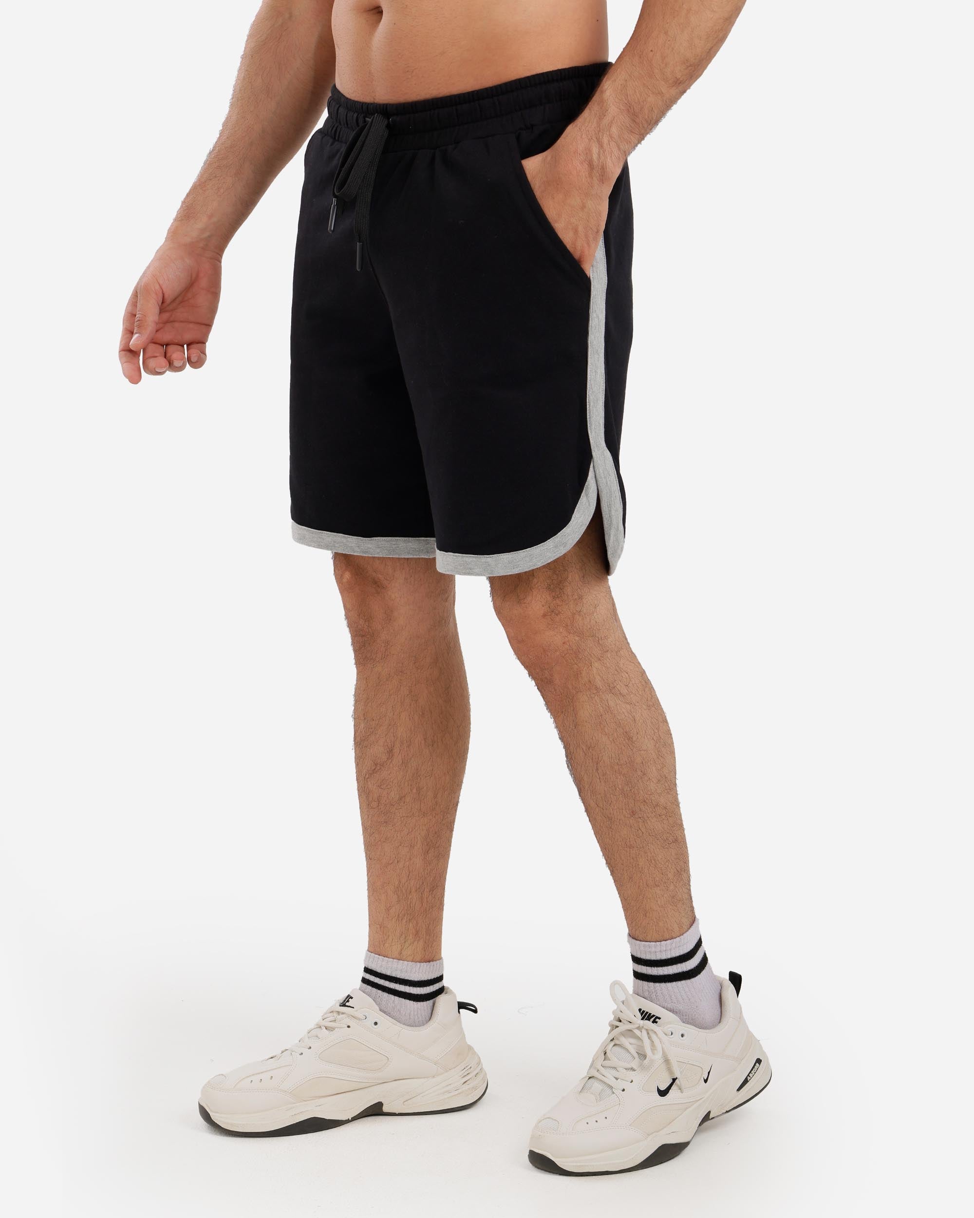 شورت رجالي سمر ميلتون بخط بالجنب