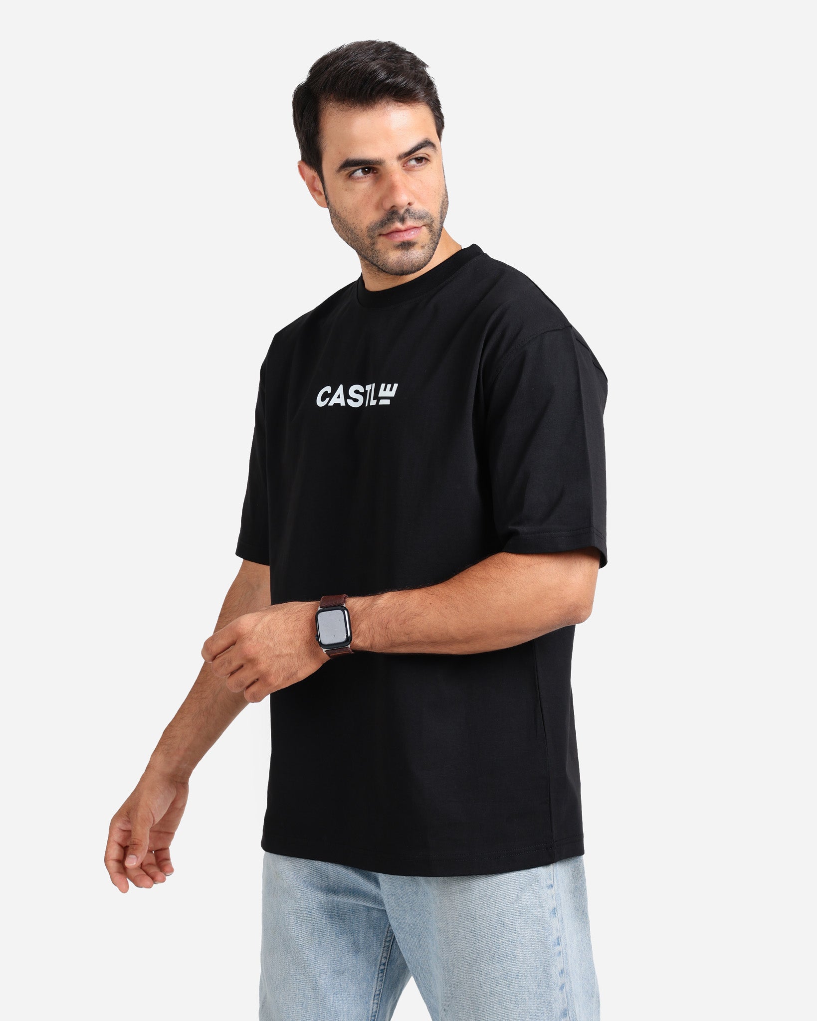 تيشيرت نص كم اوفر سايز castle
