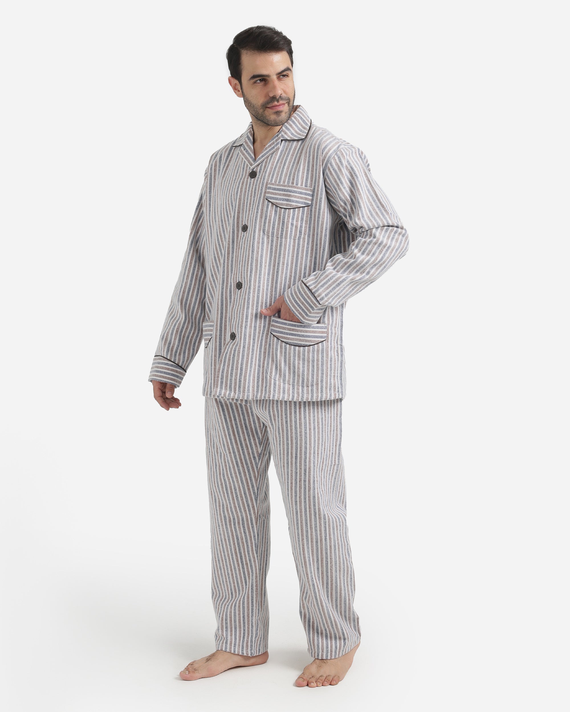 بيجاما كلاسيك كاستور مقلم