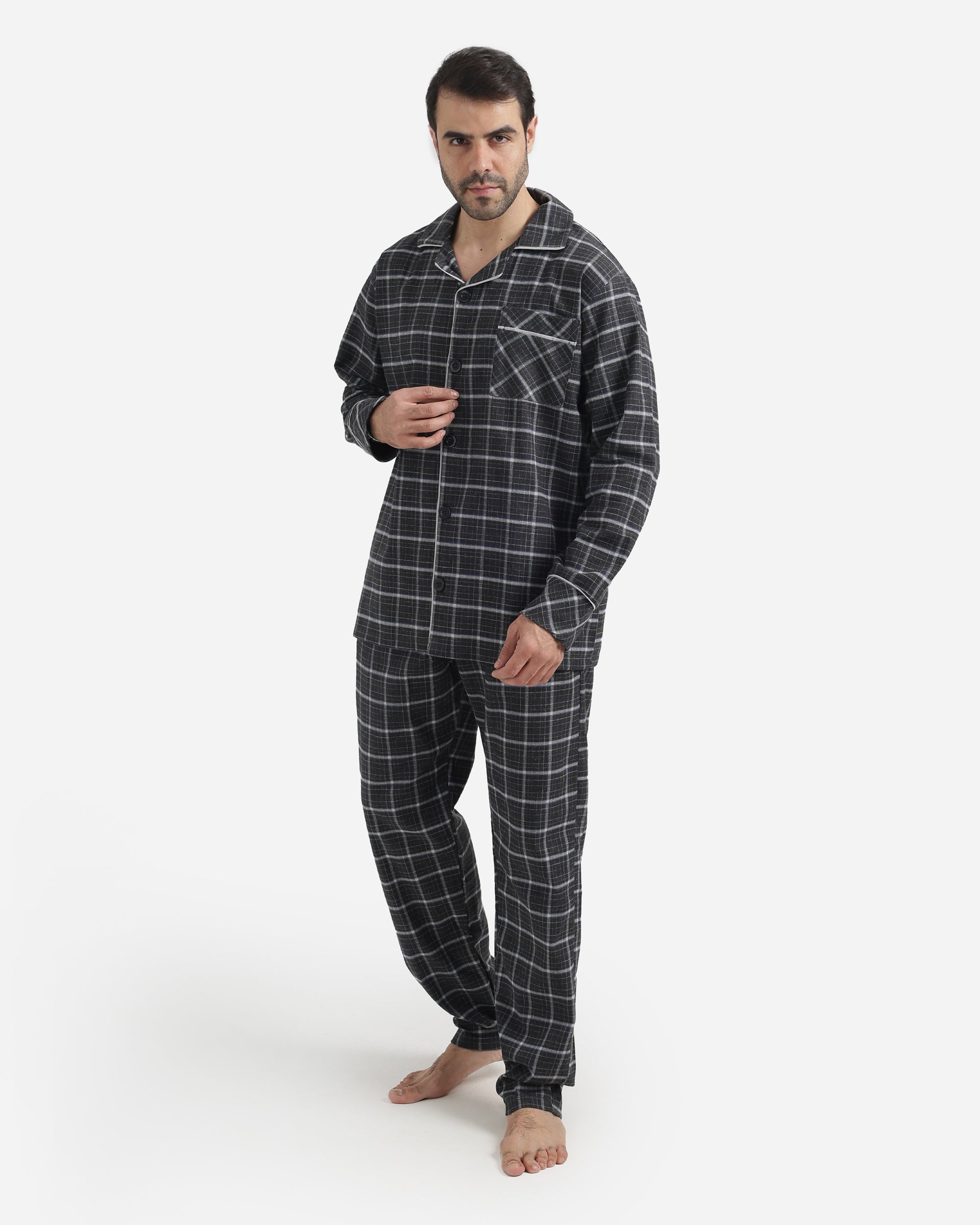 بيجاما كلاسيك كاوه بنطلون كاروه