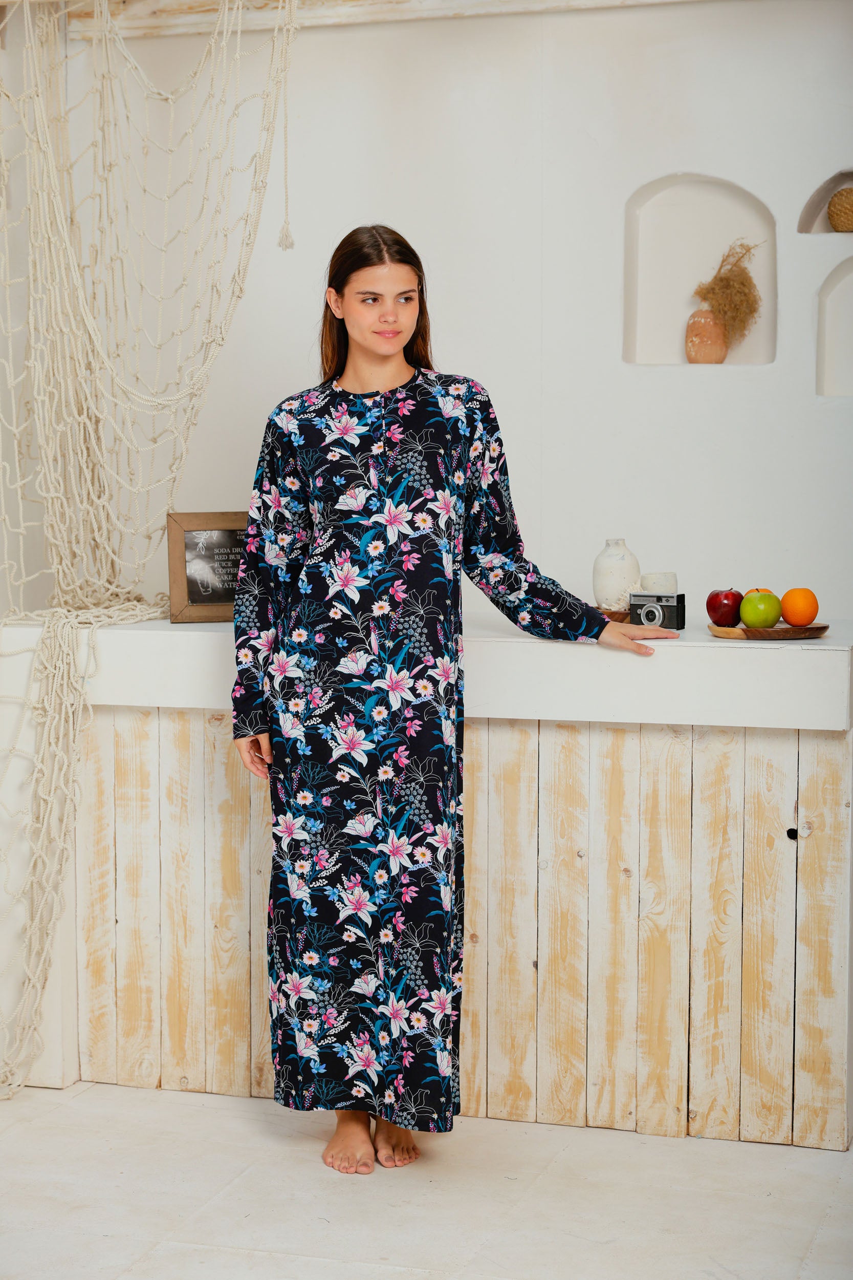 قميص كم مطبوع روتاري بندا وزراير