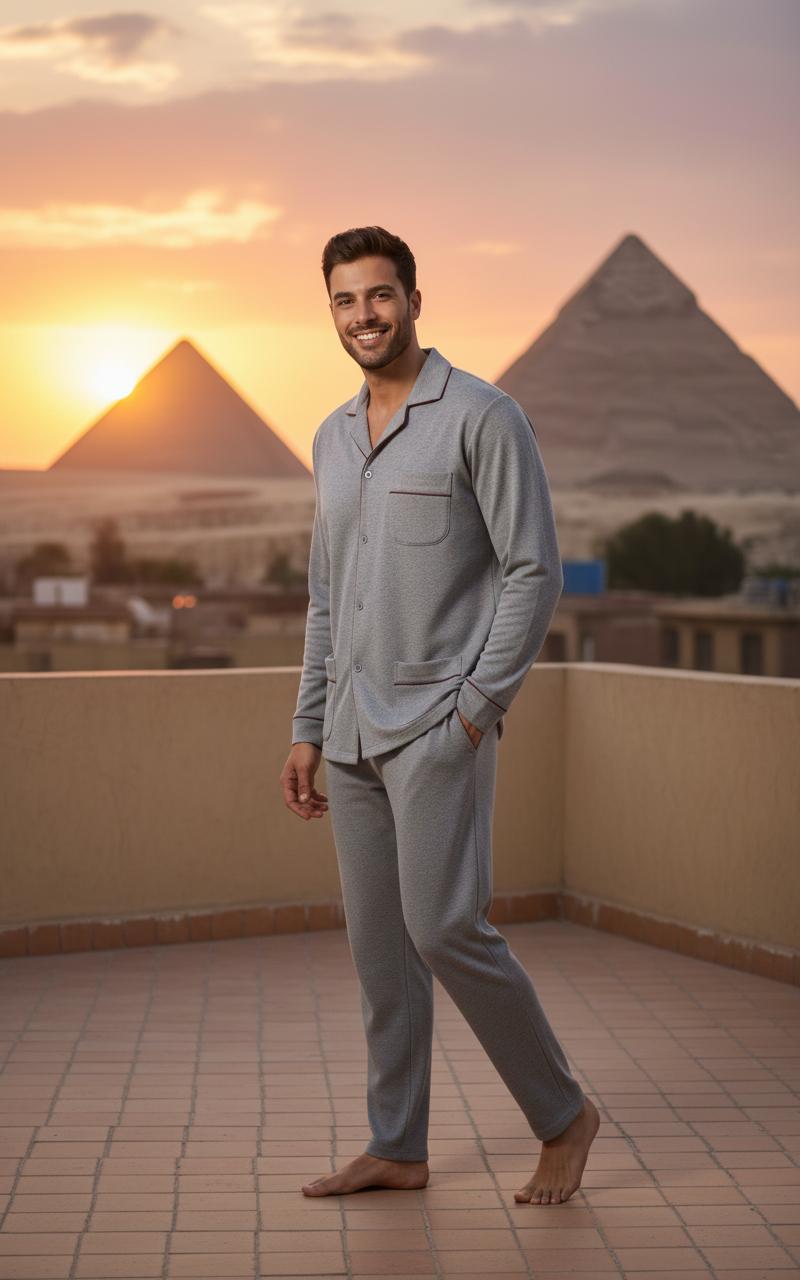 بيجاما كلاسيك كاستور ساده