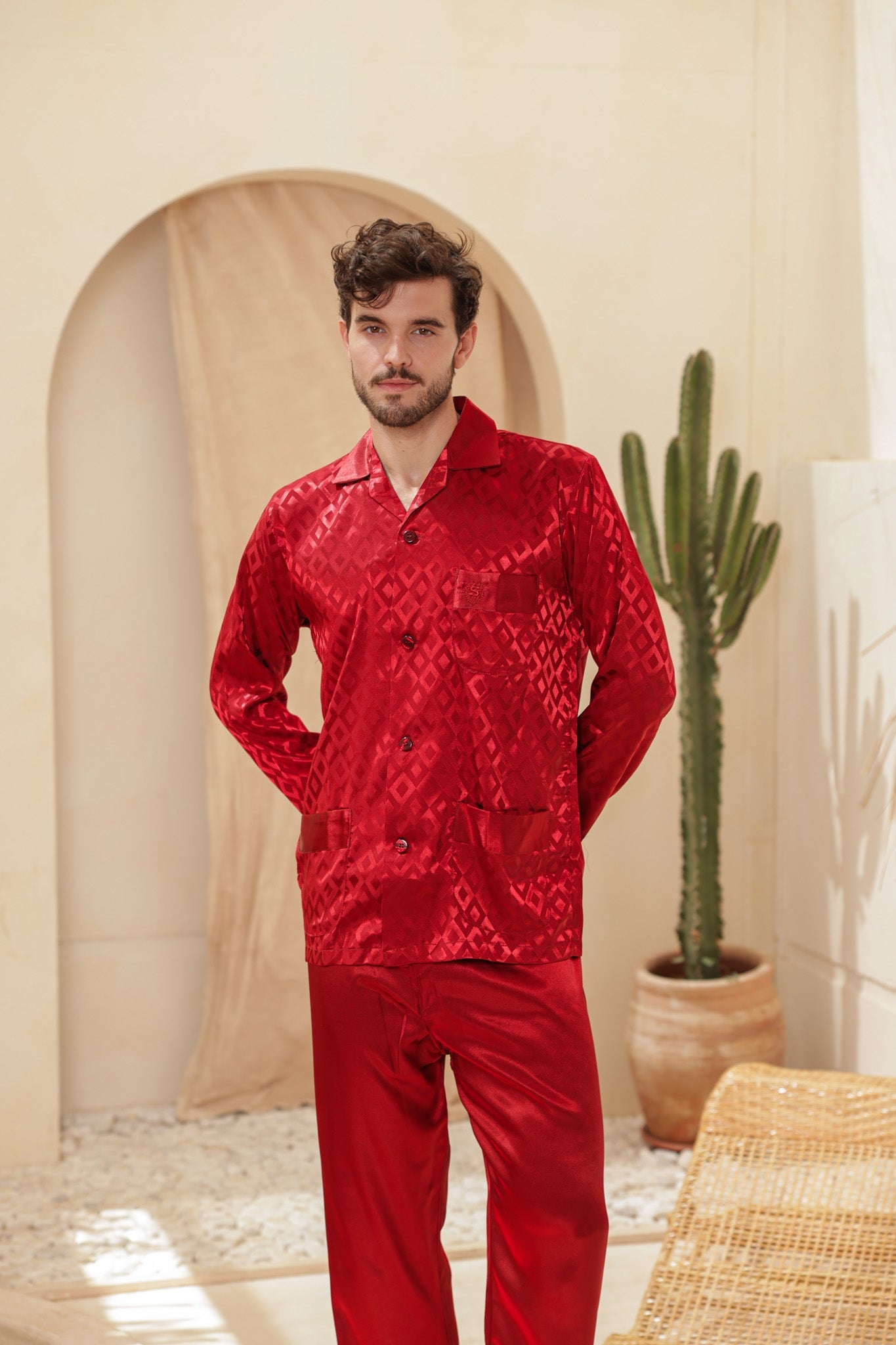 بيجاما ستان جاكار ساده