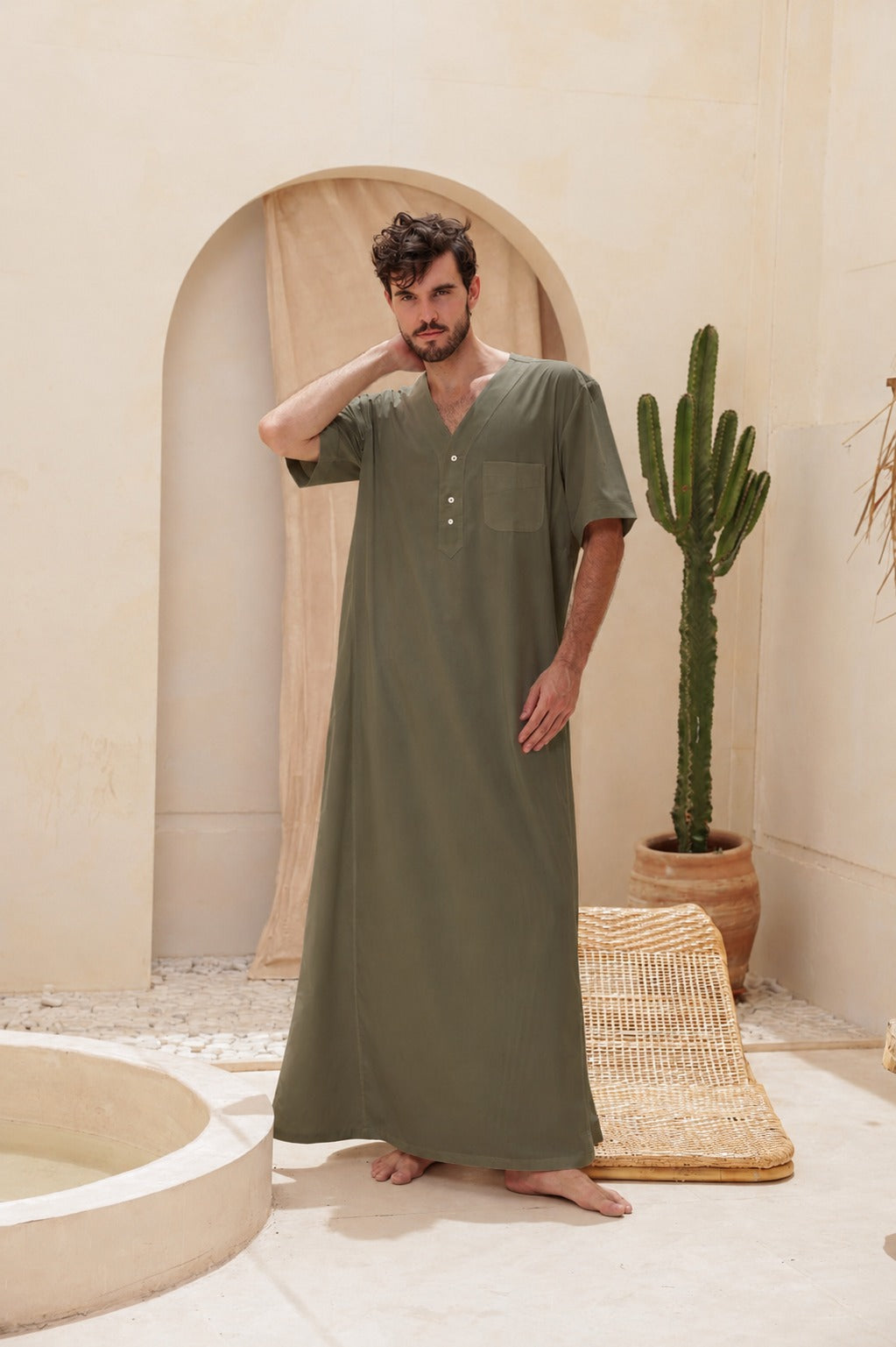 جلباب سلاحي ساده